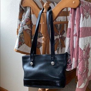 Brighton Black Leather Bag